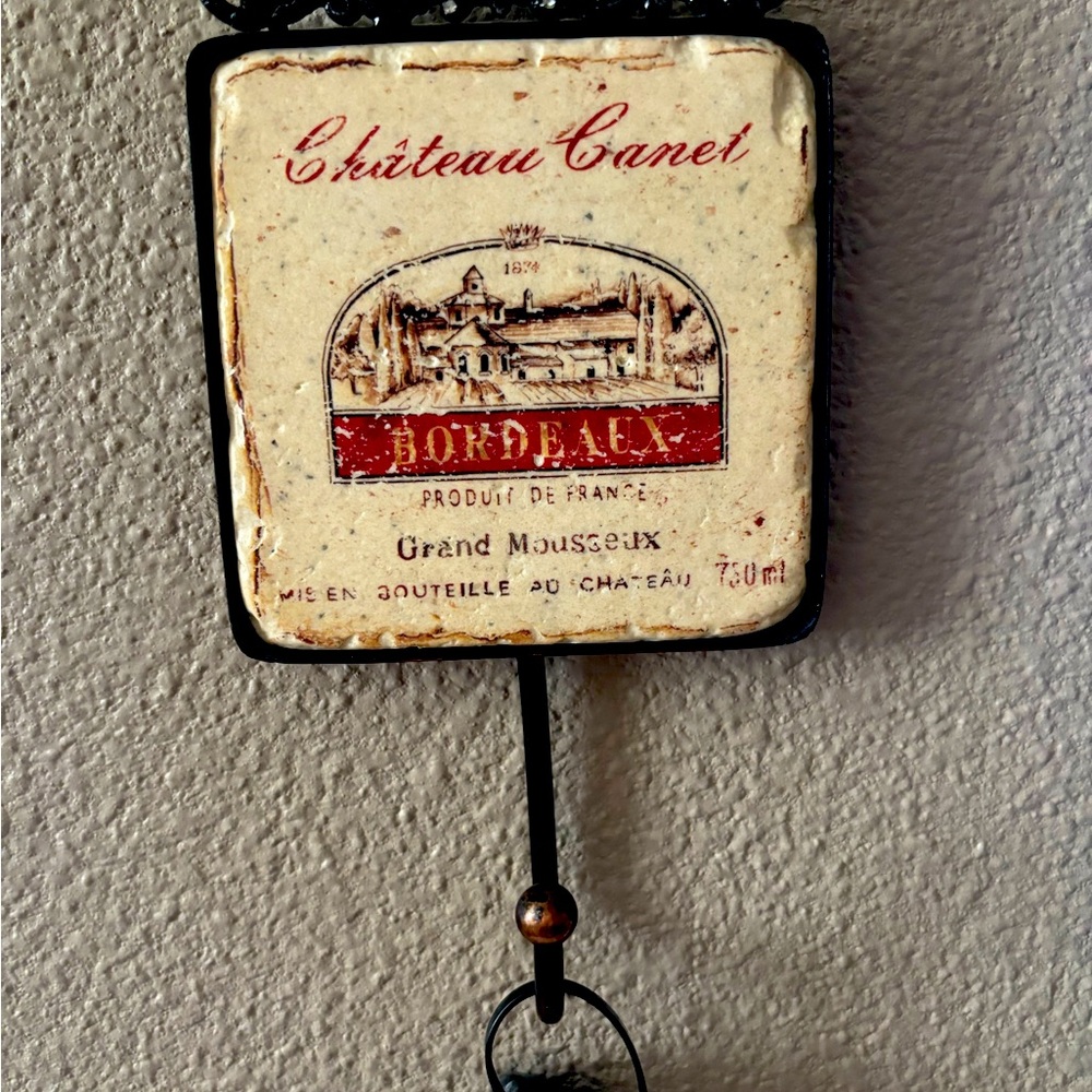 Chateau Vintage Wall Decor with Black Frame
